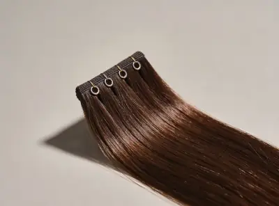 High-quality nano ring hair extension sample photo.