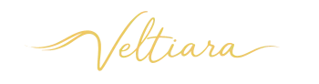 Official Veltiara brand logo with no background.